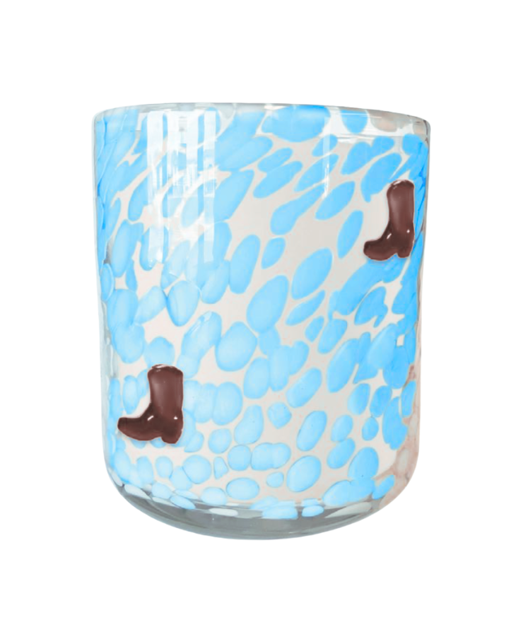 Cowboy Boot Icon Candle