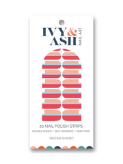 multi colored nail polish strips