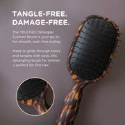 Hairbrush with tortoiseshell handle 