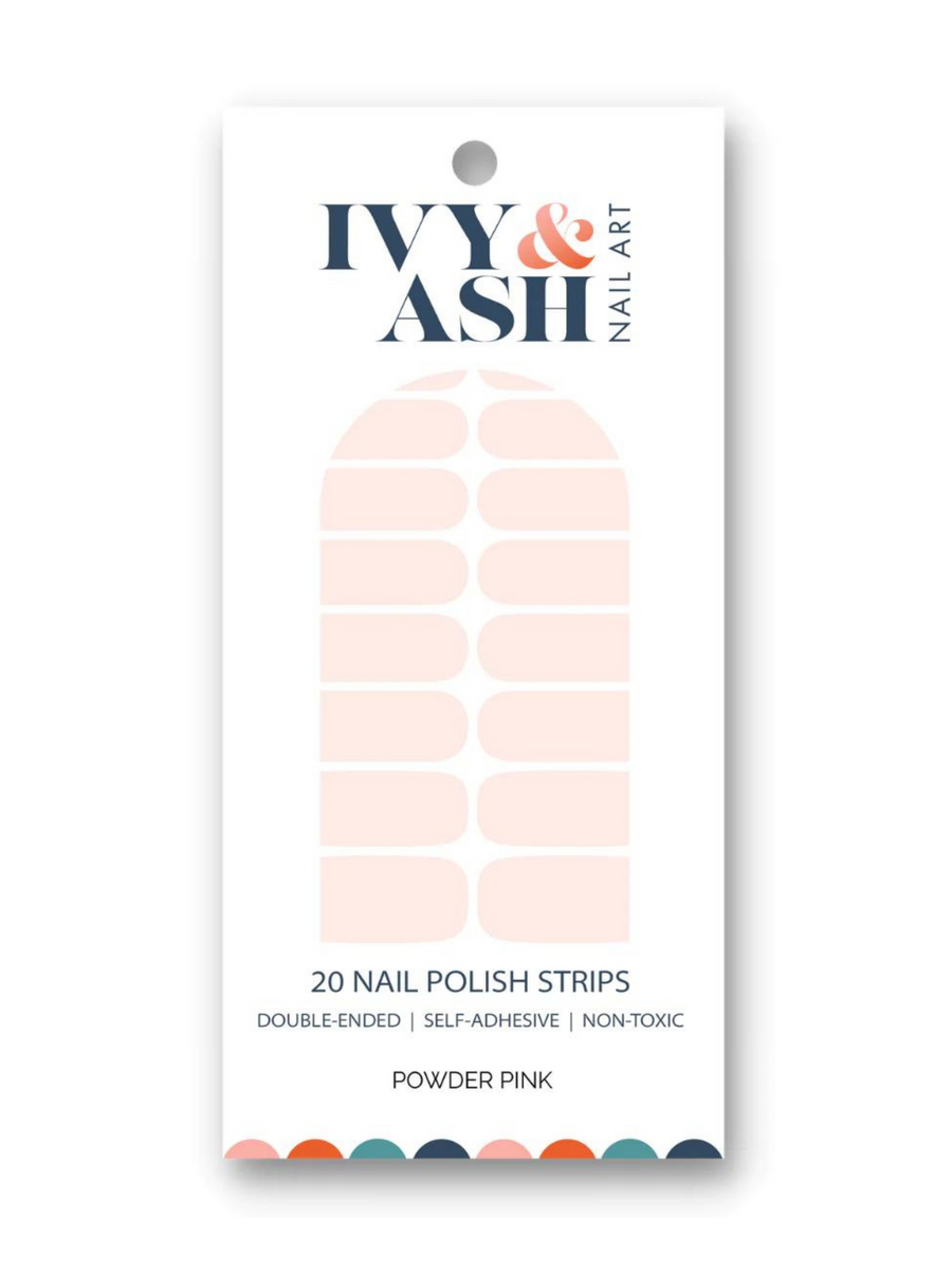 light pink nail polish strips