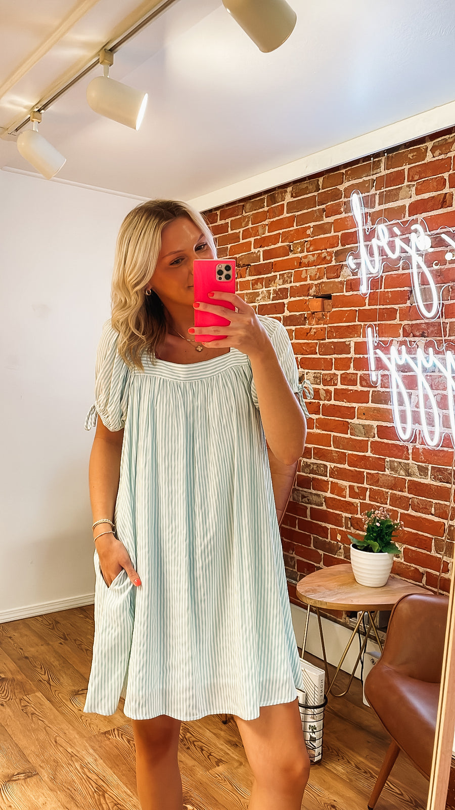 Simple In Stripes Dress