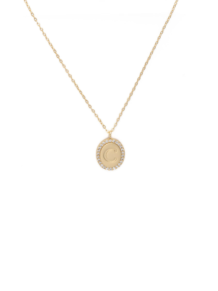 Samantha Initial Necklace