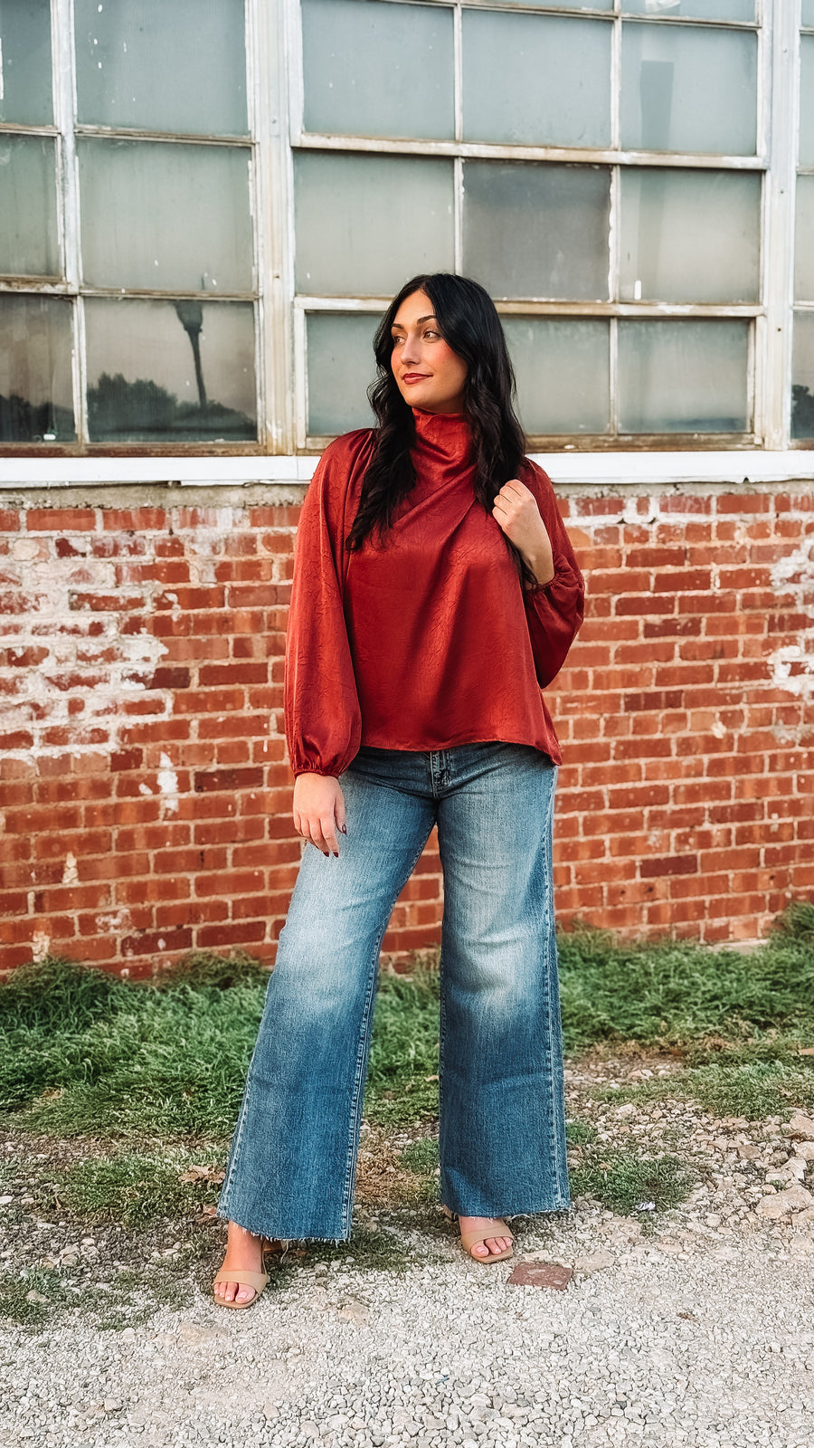Drapey Cowl Neck Blouse