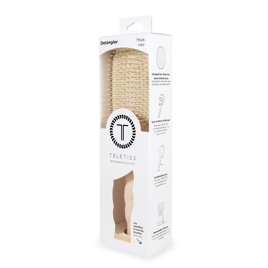 Detangler Hair Brush for Thick Hair | Tan