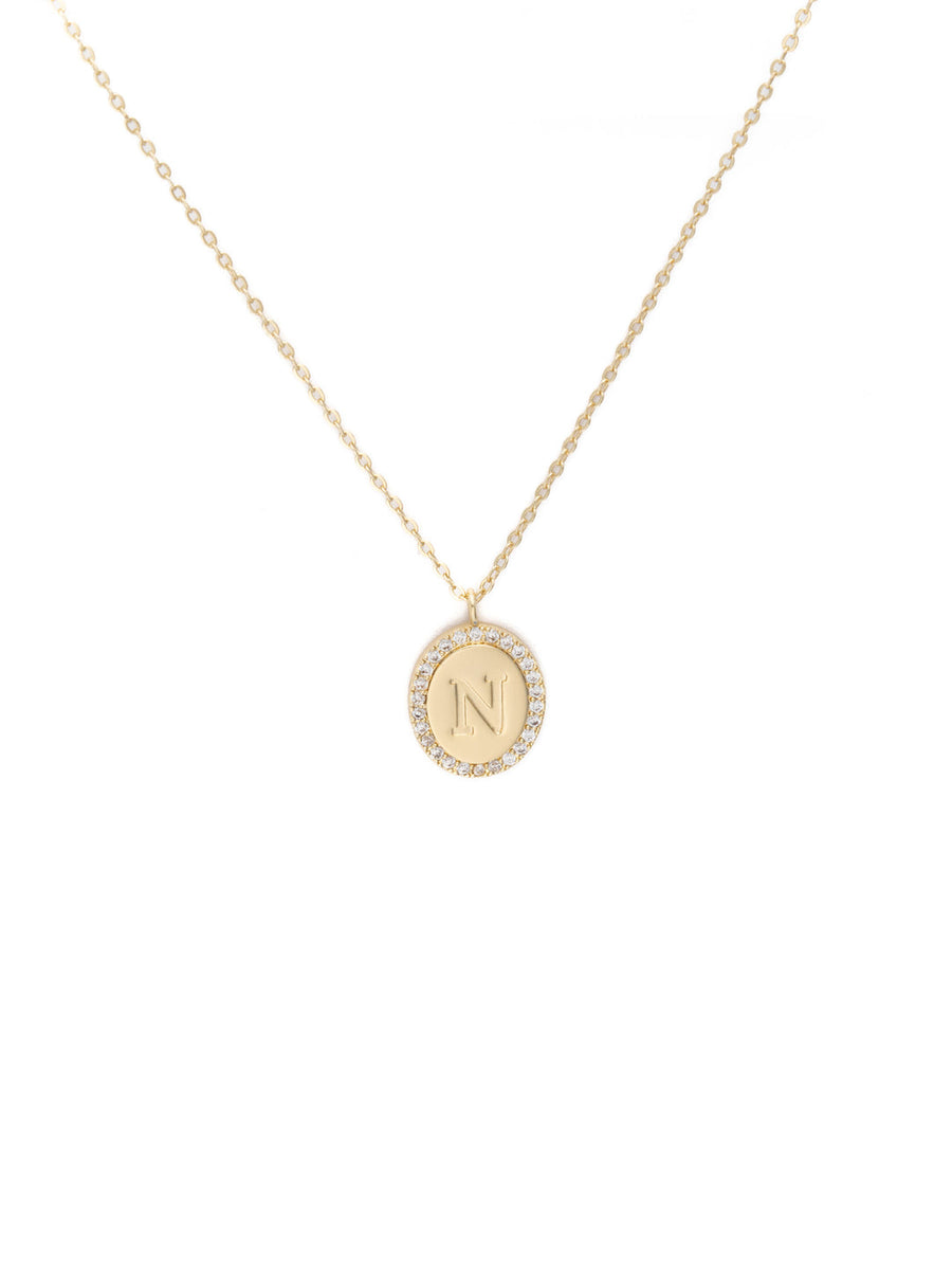 Samantha Initial Necklace