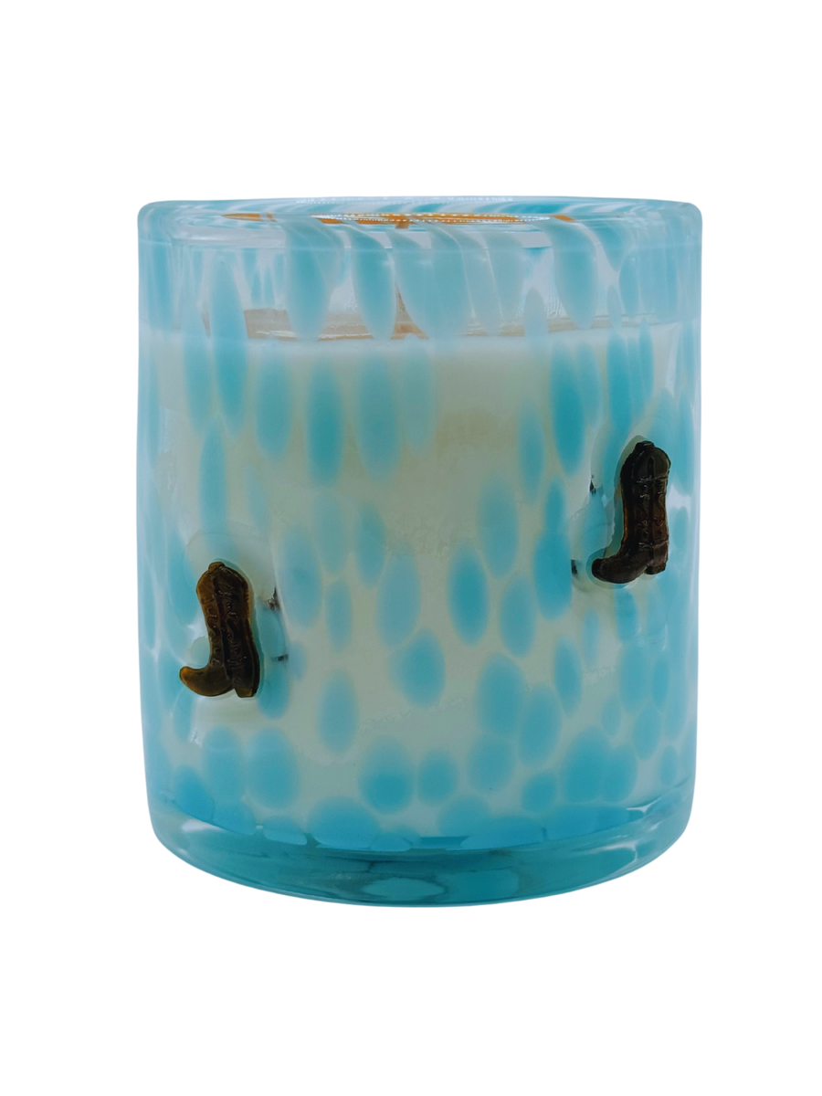 Cowboy Boot Icon Candle