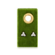 Triple Cluster Pave Studs