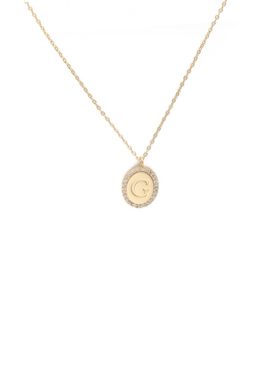 Samantha Initial Necklace