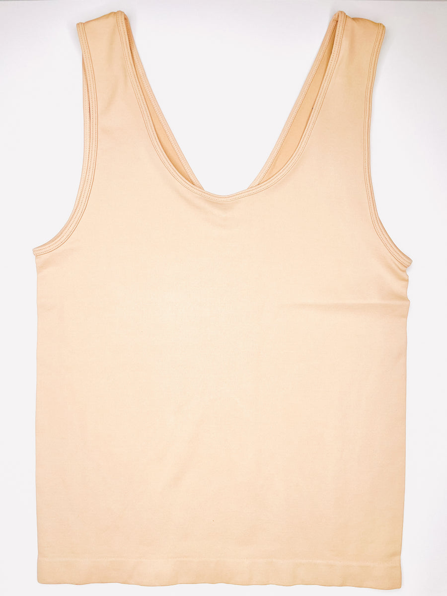 tan tank top