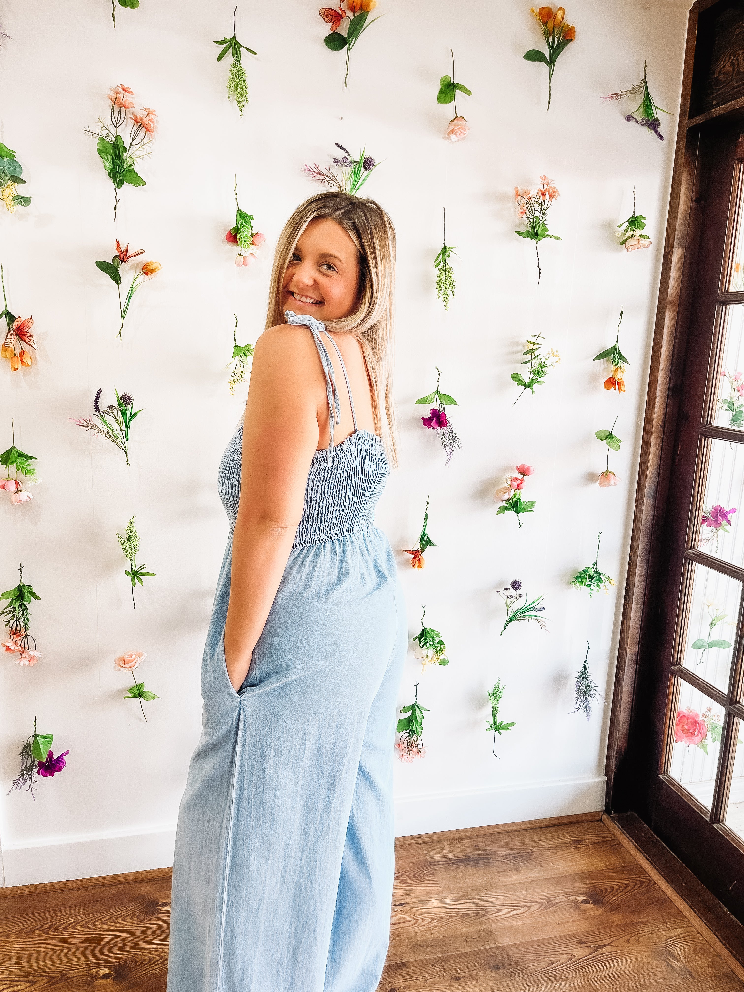 Denim jumpsuit
