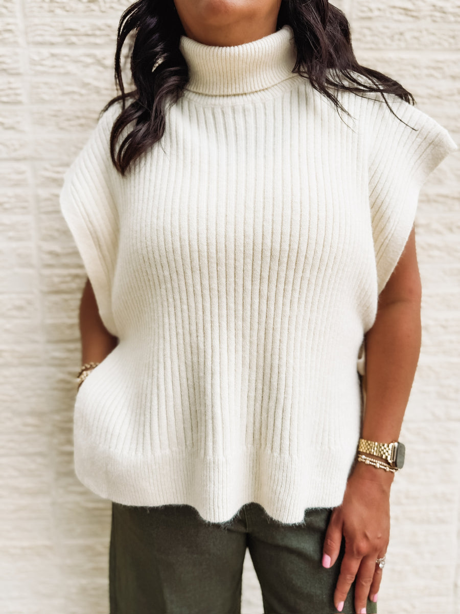 Side Tie Sweater Vest