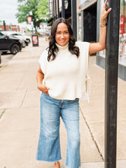 Side Tie Sweater Vest