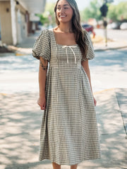 Plaid Maxi Dress