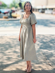 Plaid Maxi Dress