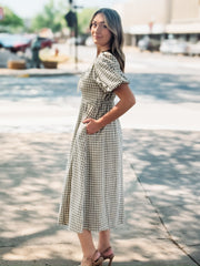 Plaid Maxi Dress