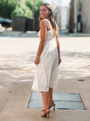 Letters Home Polka Dot Midi Dress