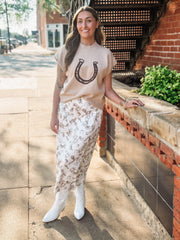 Horse Shoe Sweater Vest
