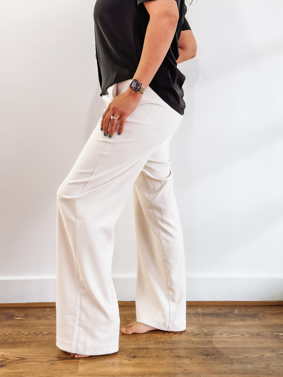 cream dress pants