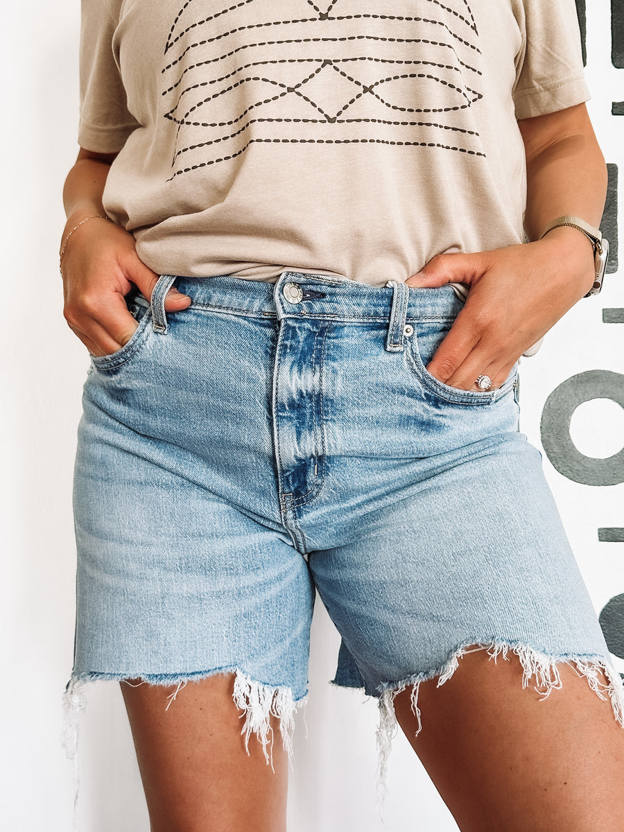 denim shorts
