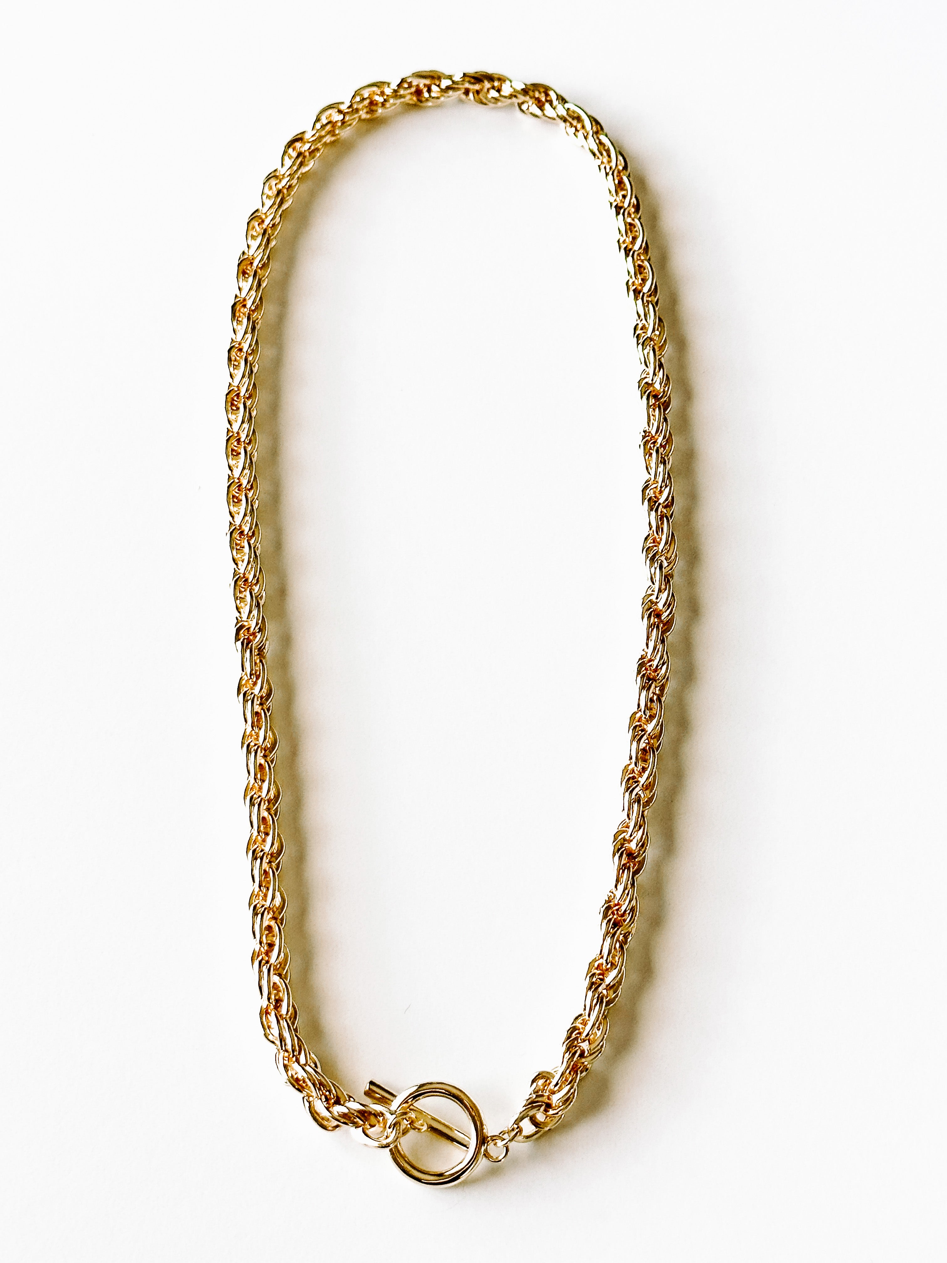 gold rope necklace