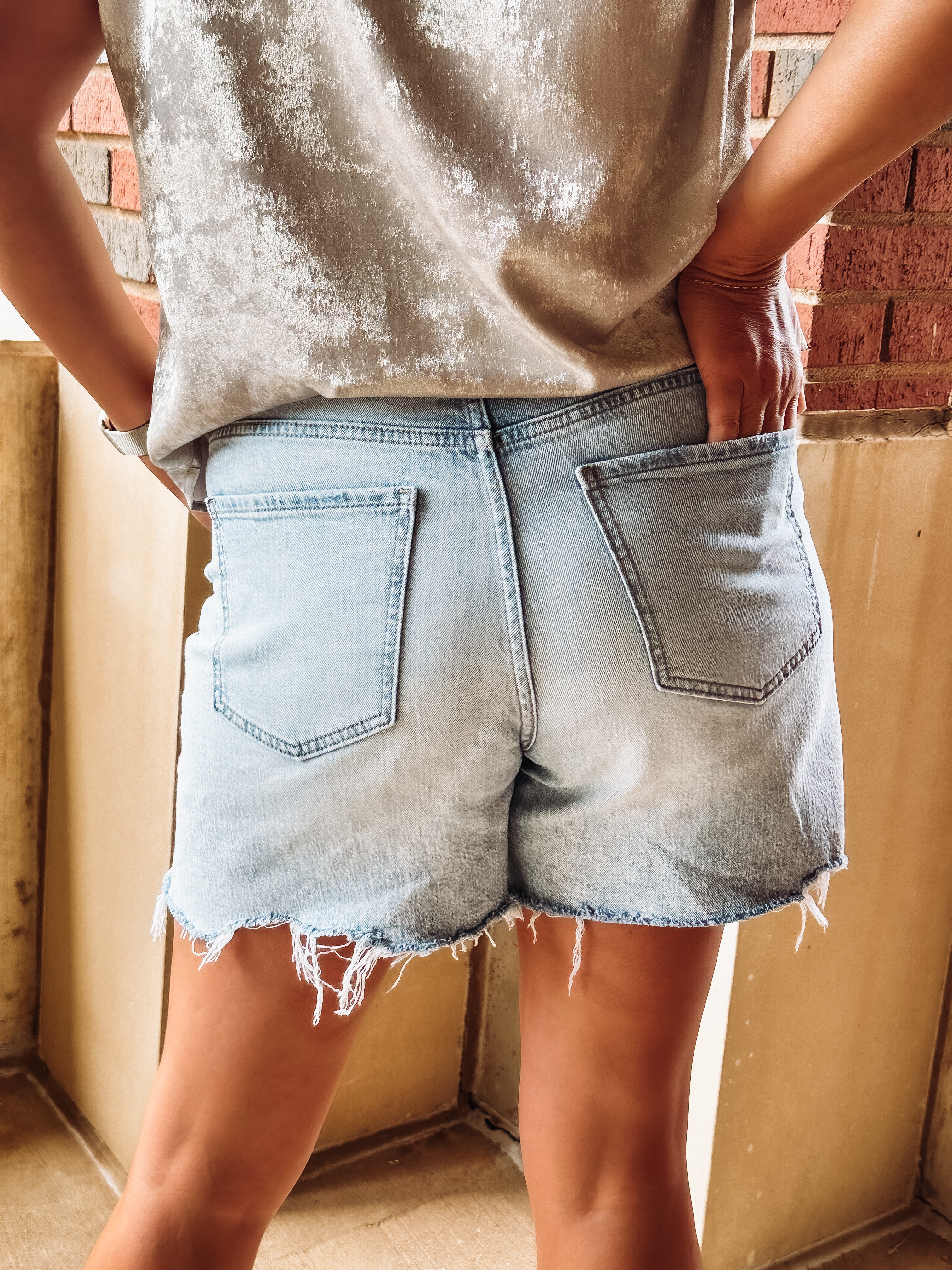 Sundaze Dropout High Rise Shorts