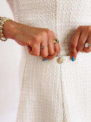 Fancy Tweed Mini Dress