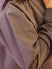 Dark Brown Button Up