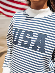 USA Striped Short Set