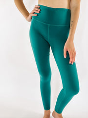 teal ultra soft athletic leggings