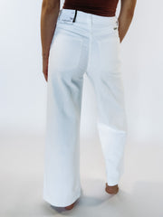 wide leg white jeans