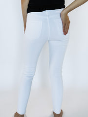 white skinny jeans