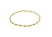 gold filled and pearl beaded bracelet