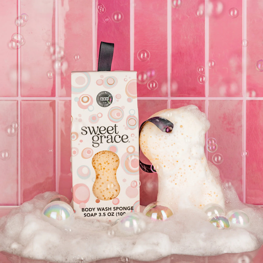 Sweet Grace Foaming Body Wash Sponge.