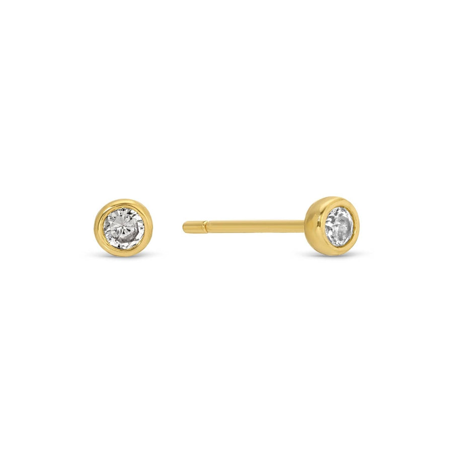 Heart Pave Stud Stack