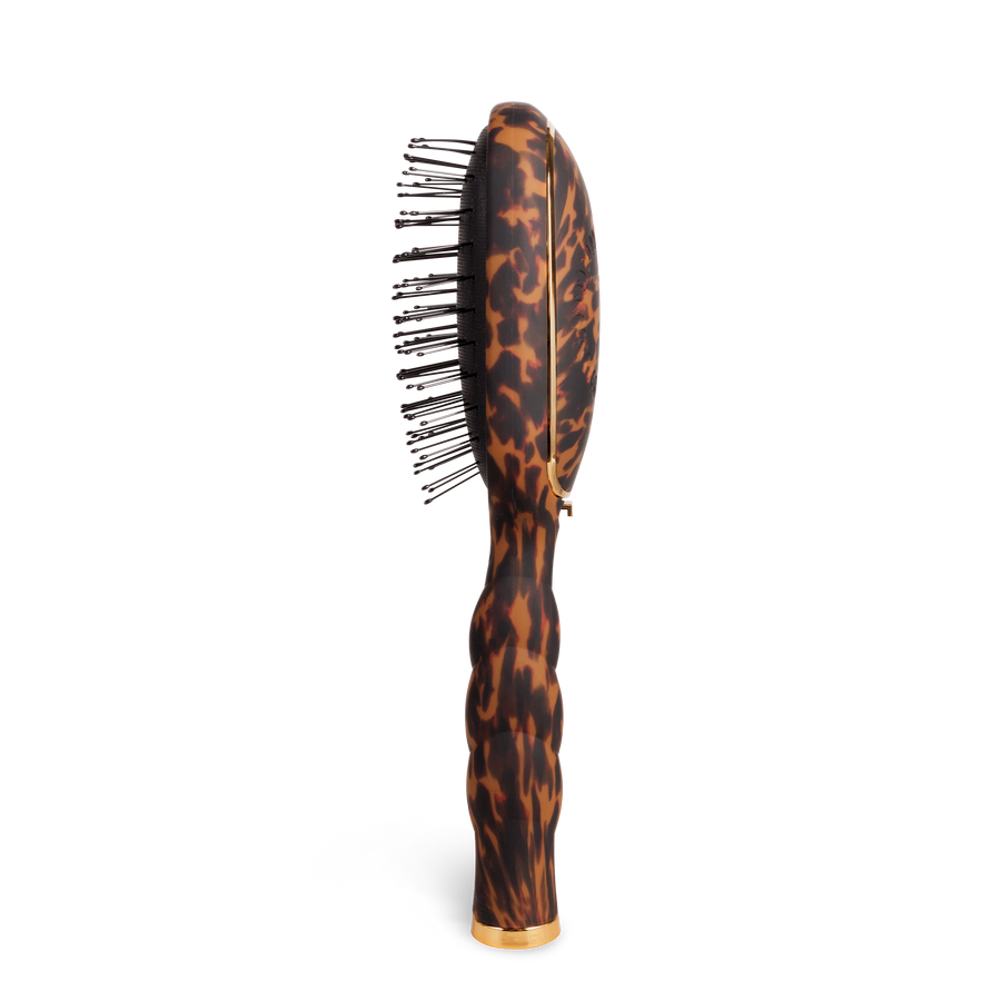 Hairbrush with tortoiseshell handle 