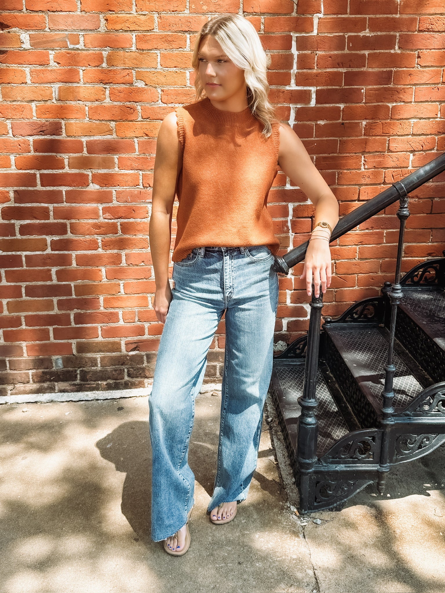 far out high rise wide leg jeans by Daze in the shade stunner.