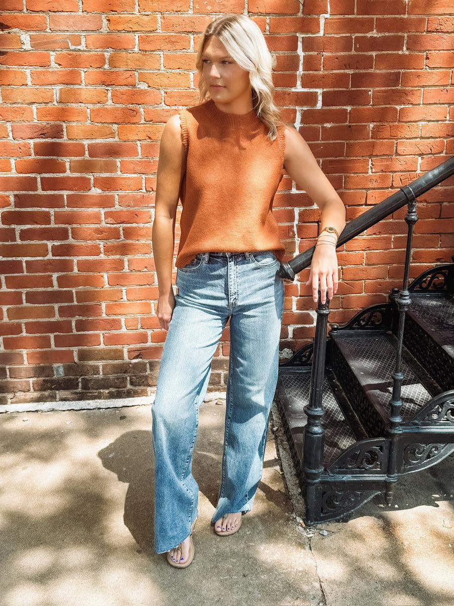 far out high rise wide leg jeans by Daze in the shade stunner.