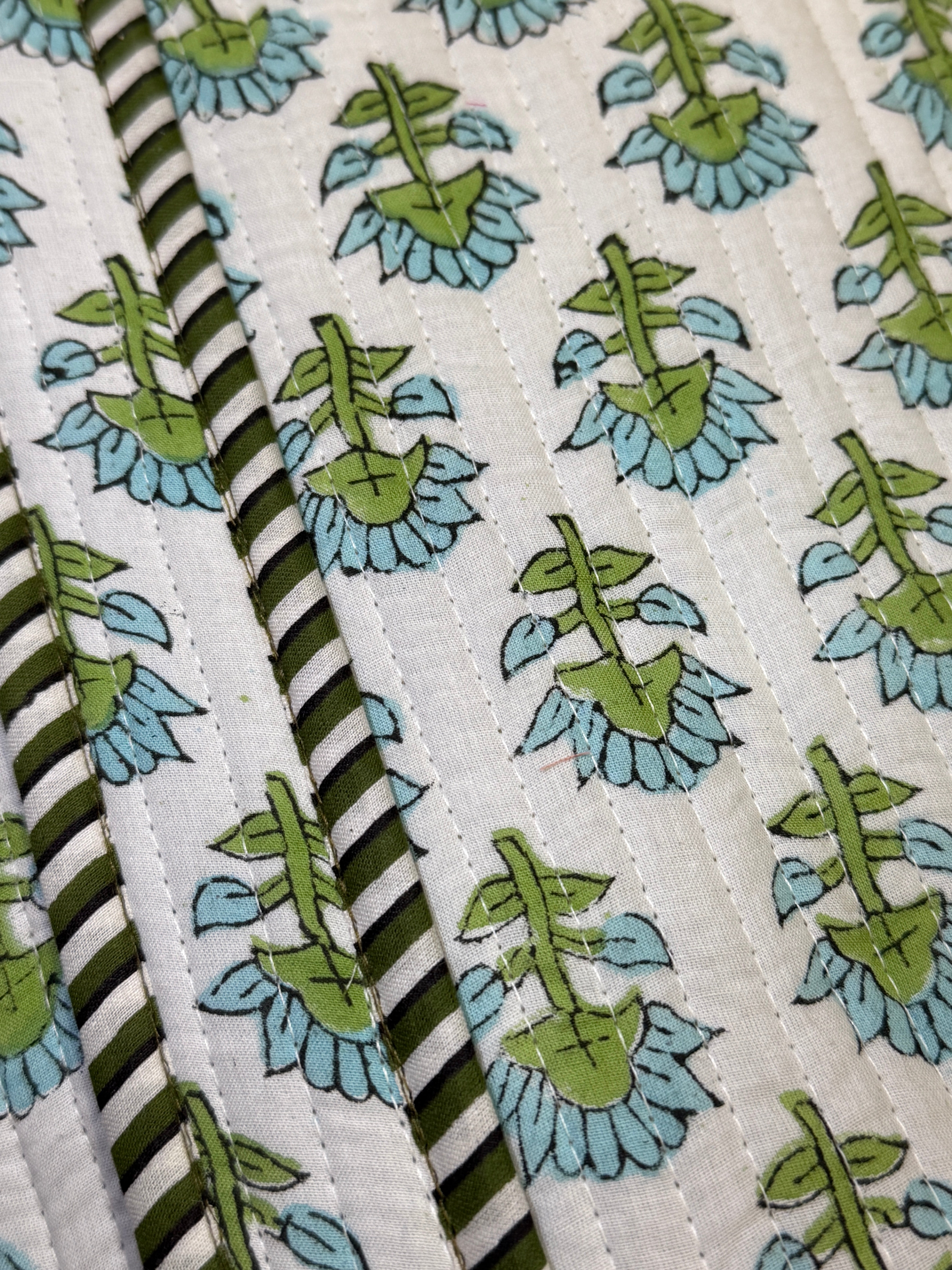 Lillies in bloom quilted tote bag