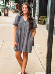 midnight blue mini dress