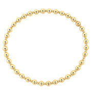 gold filled beaded bracelet