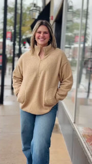 Sherpa Half-Zip Pullover
