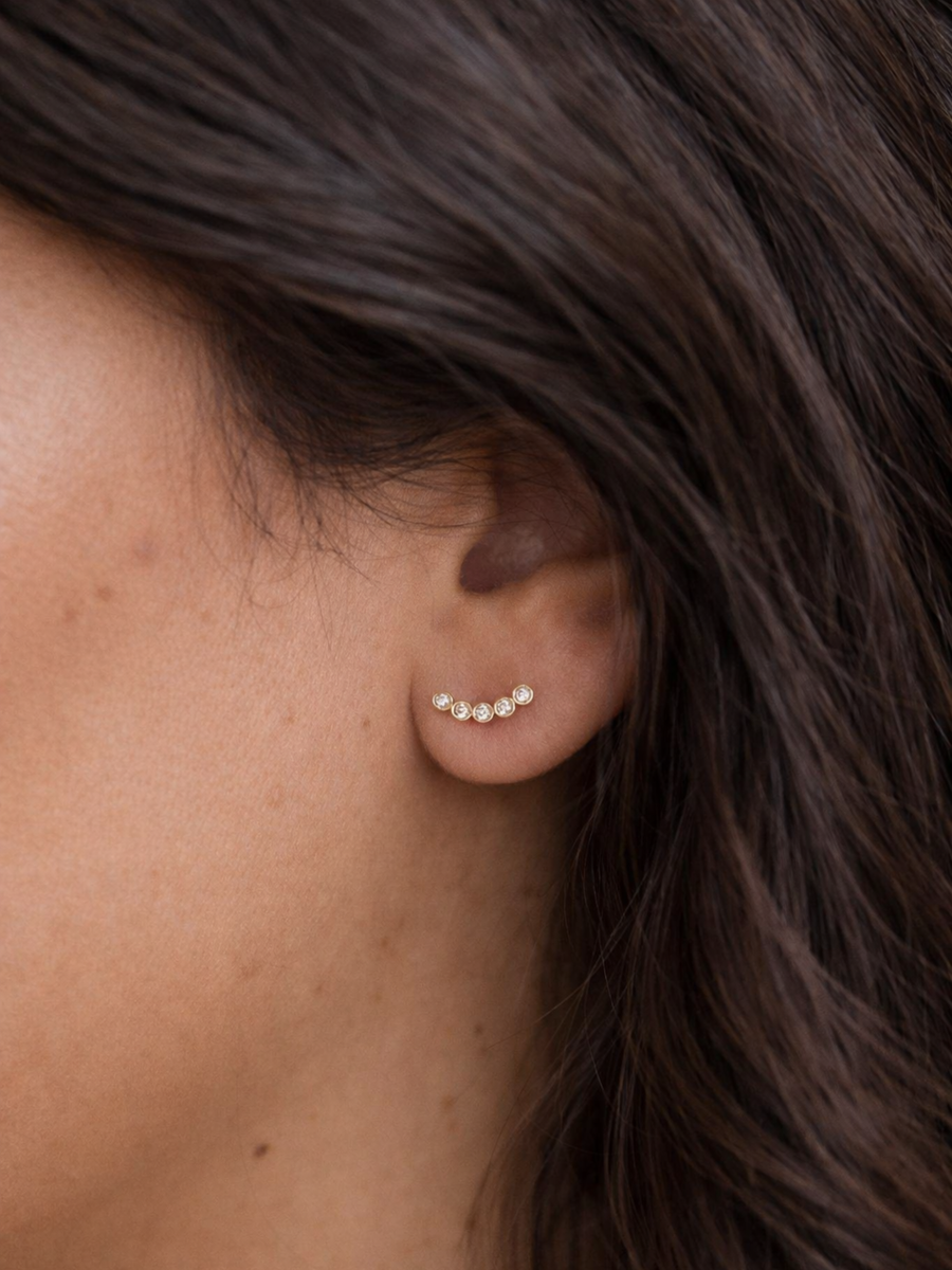 rounded pearl 12 mm flat back studs.
