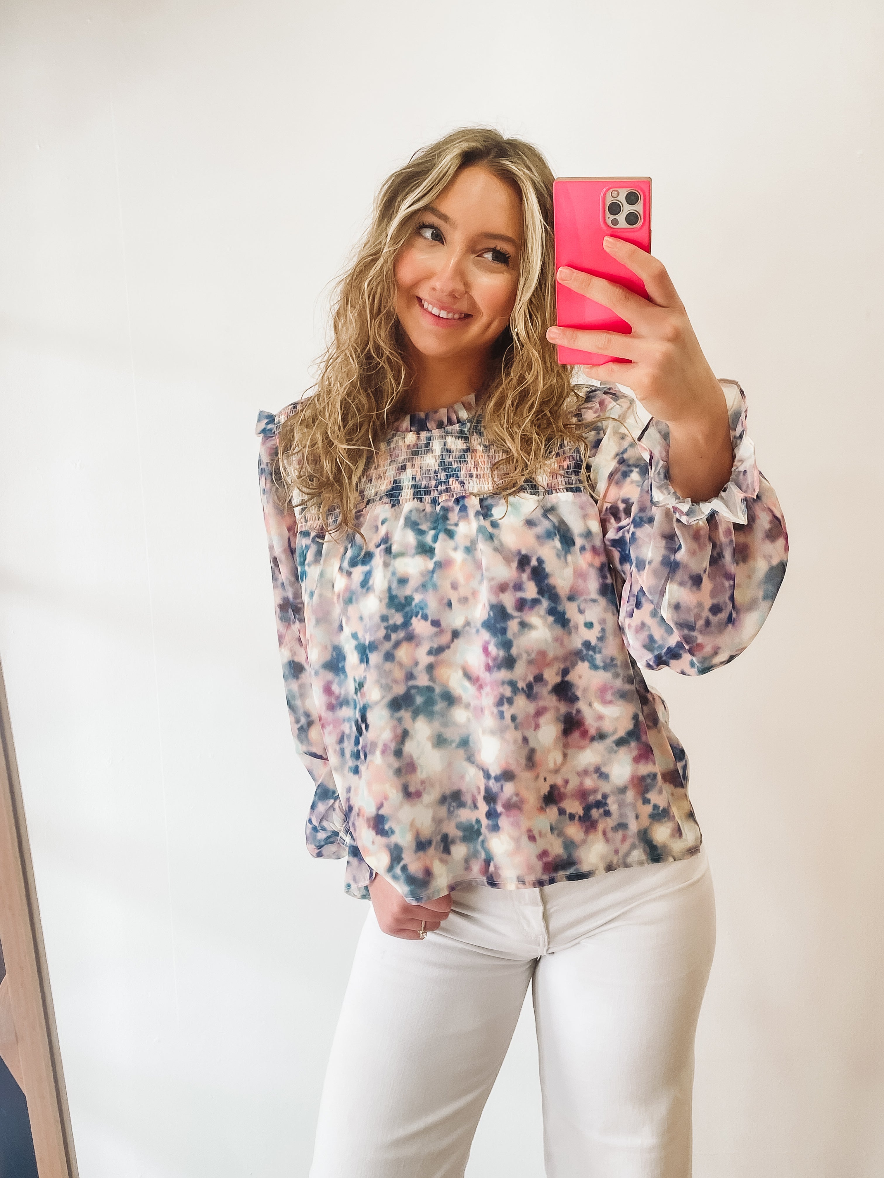 watercolor blouse
