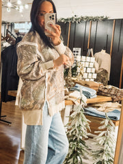 camo print sweatshirt