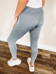 blue active leggings