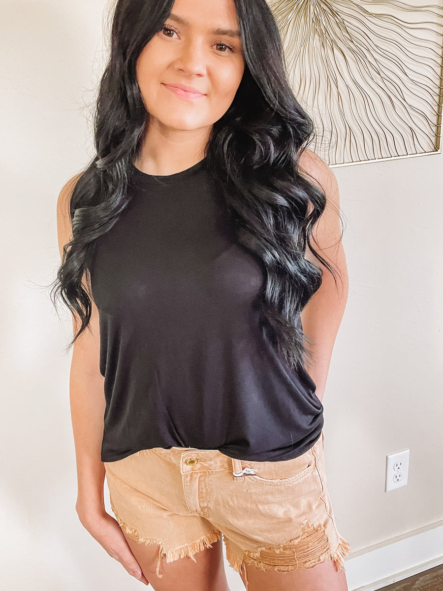 black ultra soft tank